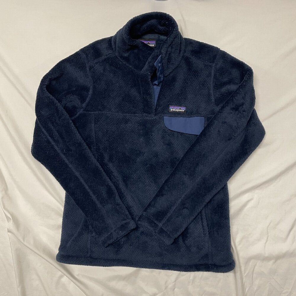 Women's navy blue Patagonia pull over - Picture 2 of 8